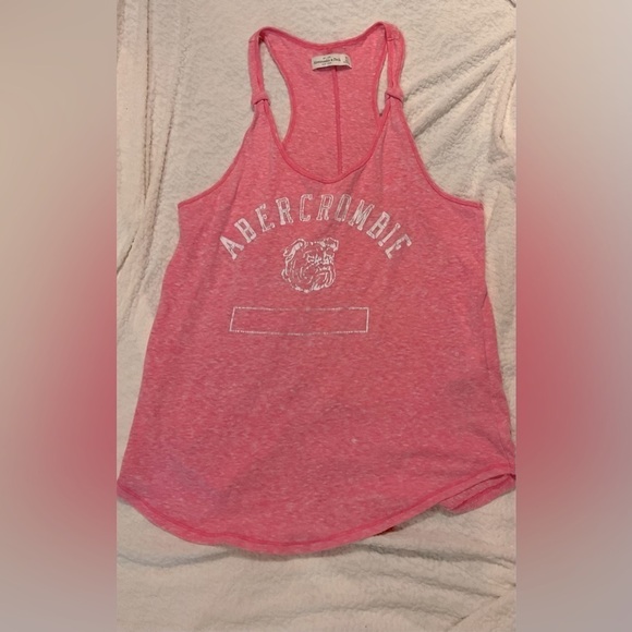 Abercrombie&Fitch Women’s tank top,  XS; Heathered Pink color;
Soft and comfy - Picture 1 of 4
